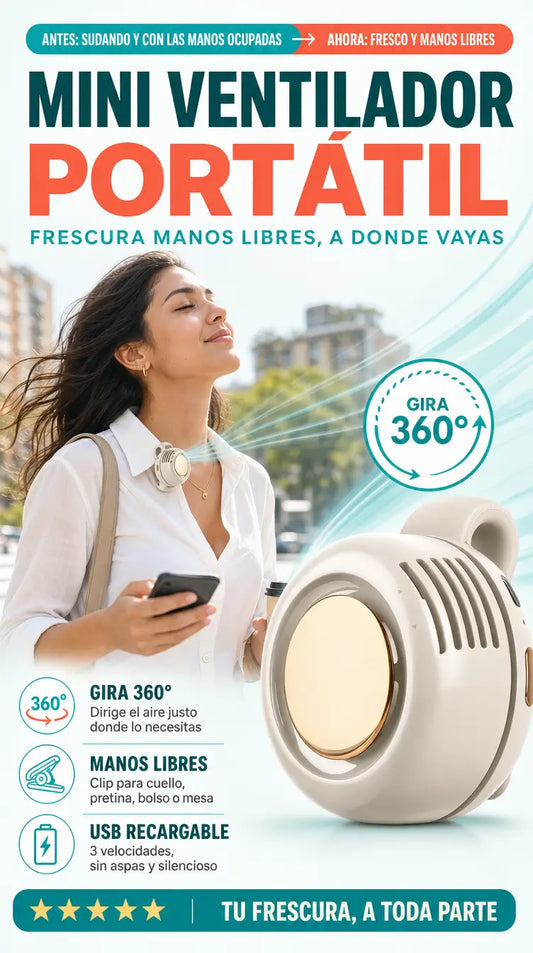MiniVentilador Portátil